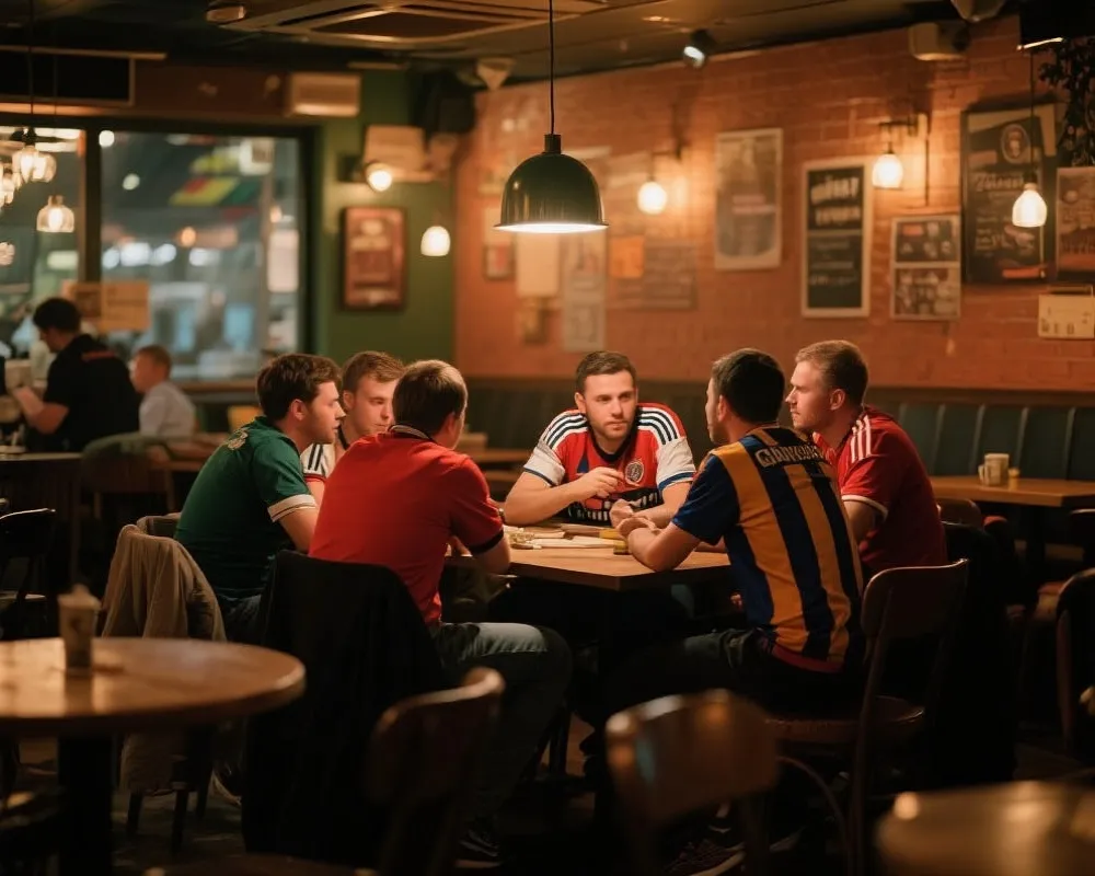 球迷交流与赛前讨论